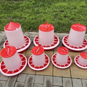 Modern Plastic chicken feed bucket for poultry
