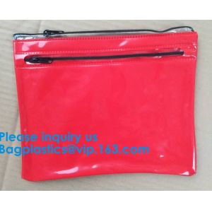 Custom Made Clear Plastic Vinyl Pvc A4 File Bag With Slider k,Vinyl PVC Bags
