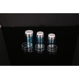 hand lip crystal pump empty square white Screen Printing Airless 30ml Cosmetic