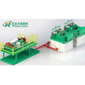 Water Based Management Drilling Mud System With 2 Screw Pumps 9000*2200*1300mm