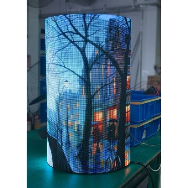 P2.5mm OEM Curve Flexible LED Display Video Screen SMD2121 With MBI 5124 IC Life