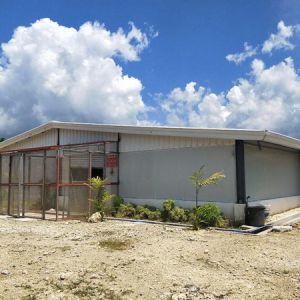 Safety Lightweight Steel Frame Chicken Coop Customized For Poultry Farming