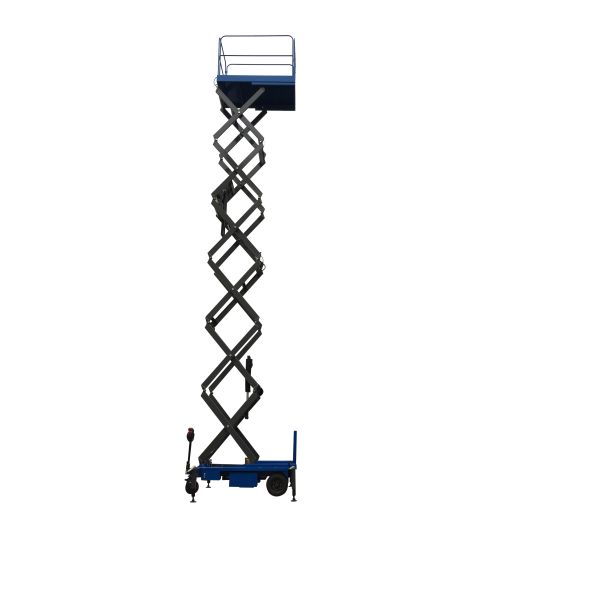 3Kw with 450Kg Loading Reaching Height 12m Motorized Scissor Lift