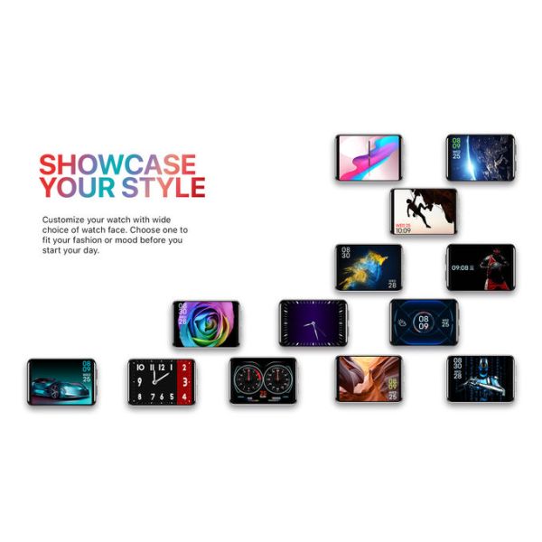 4G SmartWatch 3GB 32GB GPS Wifi Android 7.1 5MP Camera 2700mAh Big Screen Smart Watch Men Women DM100 Fitness Bracelet