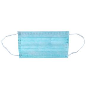 High Breathability Blue Medical Face Mask With Splash Repellant Barrier
