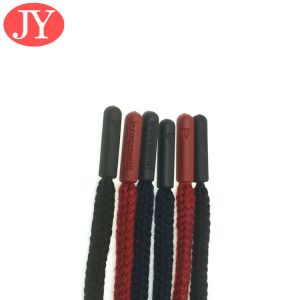 Jiayanag Phthalate Free White color blue aglet stripe plastic TPU soft rubber