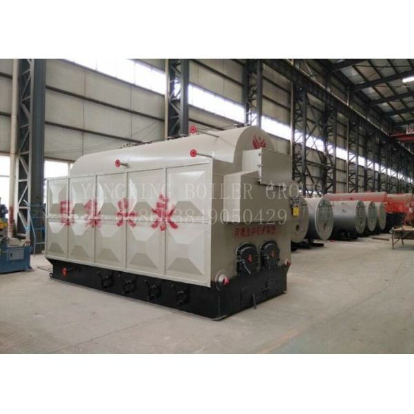 Horizontal Biomass Fired Steam Boiler Wood Pellets Boiler With Automatic Feeding