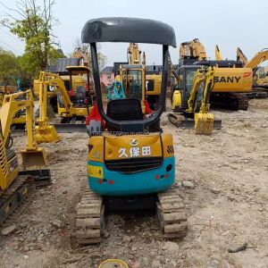 Mini KUBOTA KXU17 Excavator Used in Building Material Shops with Advanced PLC