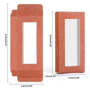 Custom Logo Cosmetic Eyelash Packaging Cardboard Paper Box For Eyelash With