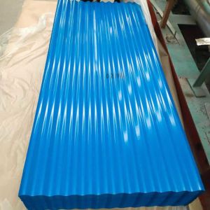 Customized Punching Service Z41-Z60 Coated Corrugated Steel Sheet in Various