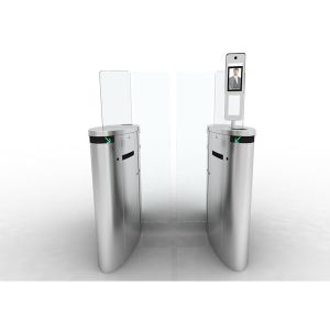 Optical Passage Access Control Turnstile Gate Arylic Wing Sliding Lane Barrier