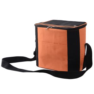 Beverage Foam Insulated Thermal Bags Grocery Campin Zipper Closure Adjustable