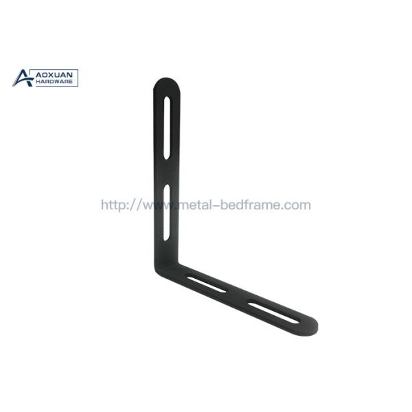 Quality Antirust Matte Black Flat L Shaped Corner Brace wholesale