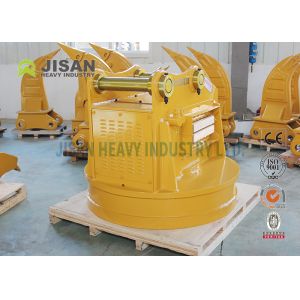 High Temperature Excavator Round Lifting Magnet For Scraps Attachment