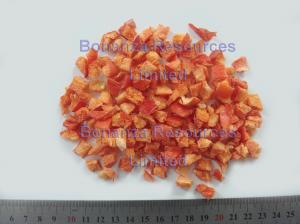 China Backpacking Food Freeze Dried Red Bell Pepper Sweet Pepper 9*9 mm on sale