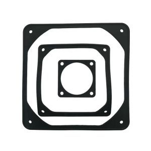Customized Silicone Rubber Square Flat Gasket With Perforated Edges