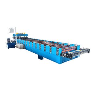 GI PPGI Steel Glazed Step Tile Roll Forming Machine 15-20m/Min