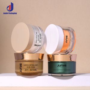 Printing Handling UV Printing 50ml Double Wall Acrylic Plastic Jar for Body
