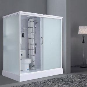 China Rectangular Integrated Sewage Prefab Bathroom For Complete Wastewater Management on sale