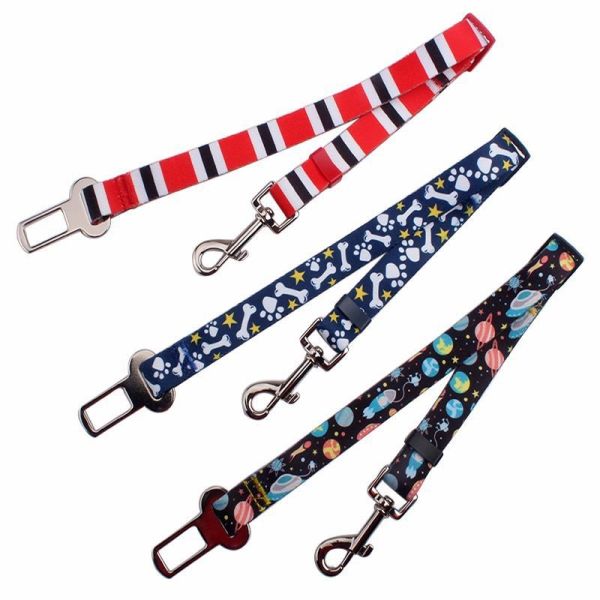 Promotional Pet Car Safety Belt Colorful Dog Belt Logo Customized