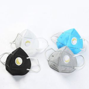 Safety Non Woven KN95 Protective Mask Folding With Breathing Valve Eco -