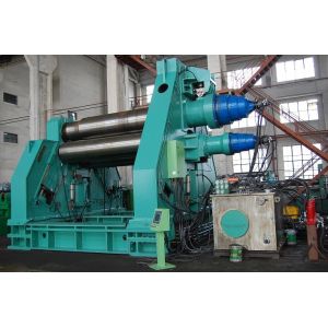Hydraulic 4 Roller Hydraulic Plate Rolling Machine With Top And Side Support