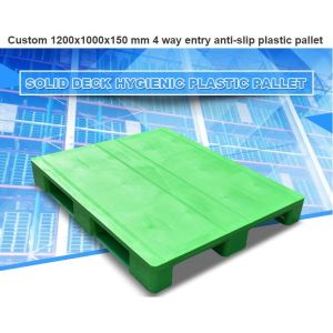 Light weight one time plastic pallets for transport and storage, Heavy duty