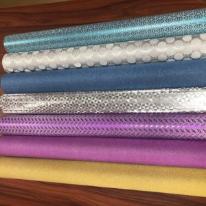 Moisture Proof Customized Decorative Film Glitter Vinyl Embossed CPP Car