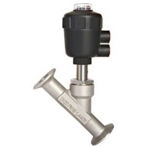 China AISI 304 Plastic DN15 Pneumatic Angle Seat Valve on sale