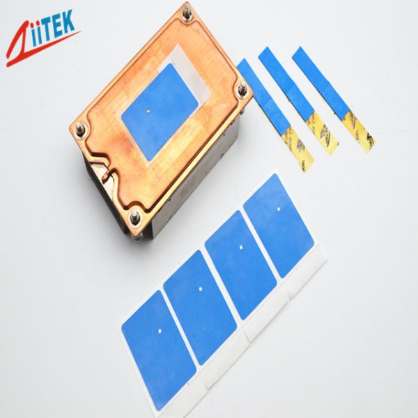 Quality TIF120-40-12E Ultra Soft Thermal Gap Pad For LED Lighting 4 W/M-K Blue Thermal Silicone Gap Filler wholesale