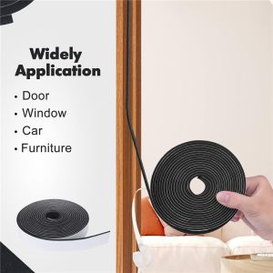 Self Adhesive Foam Insulation Strips Window Windproof Sound Proof Sealing Strip