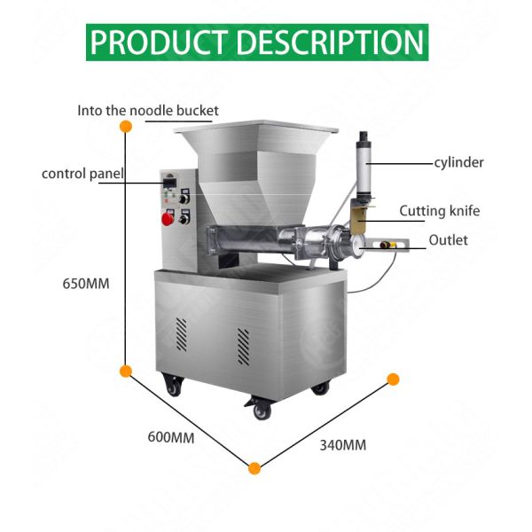 Professional electric pneumatic dough rounder machine/commerical small dough divider rolling machine