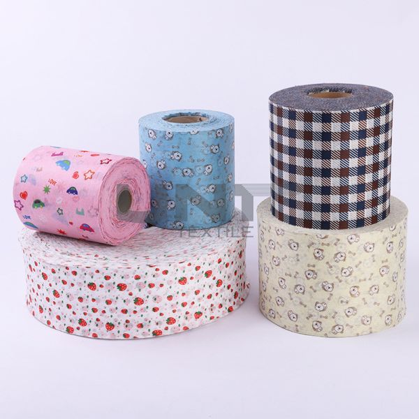 Printed Spunbond Nonwoven Fabric Disposable Face Mask Raw Material