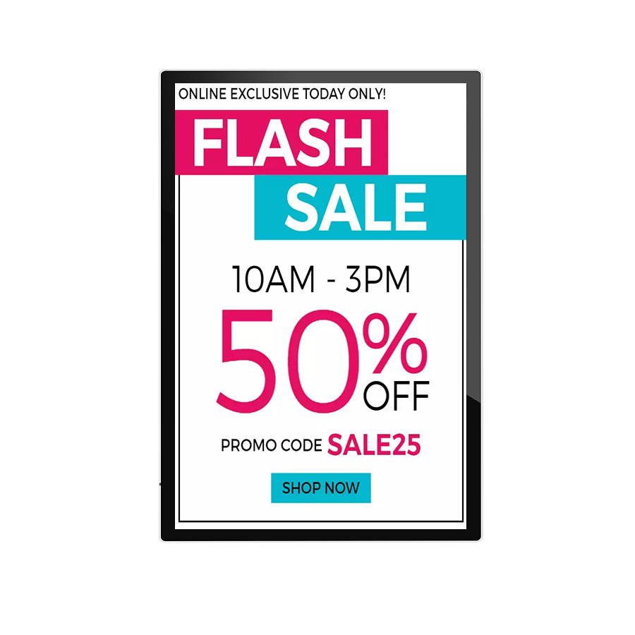 Cheap 75 Inch Interactive Digital Signage with Touch Screen Wall-Mounted for Education Exhibitions Shopping Malls &amp; Elevators for sale