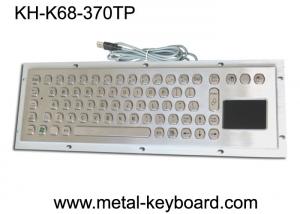 Cheap Stable Performance Industrial Keyboard with Touchpad 70 Keys , Metal Touchpad Keyboard for sale