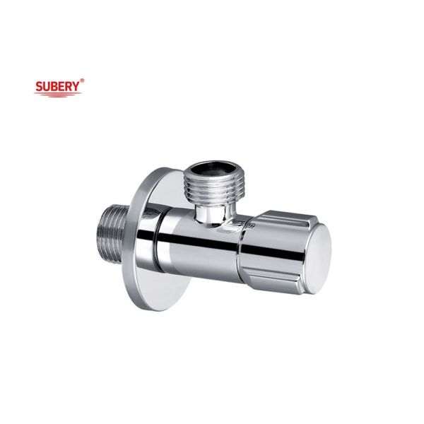 Quality Brass Triangle Valve G1/2" Thread Brass Body ABS Handle OEM wholesale