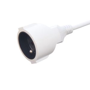 Waterproof Power Cable White VDE Plug Power Cord 1.5M Length or Customized for