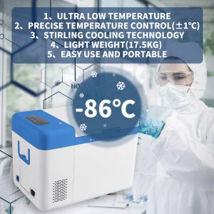 ALL Climate Type -80C 25L Vertical Ultra Low Temperature Freezer for Sample