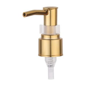 China 28/410 Silver Bottle Dispenser Liquid Soap Plastic Hand Pump with Clip Long Lasting on sale