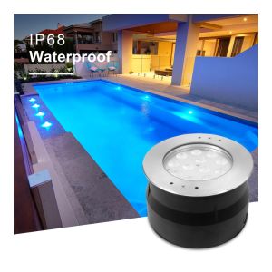 Cheap 12W 24W RGB IP68 Underwater Light Recessed LED Swimming Pool Lamp for sale