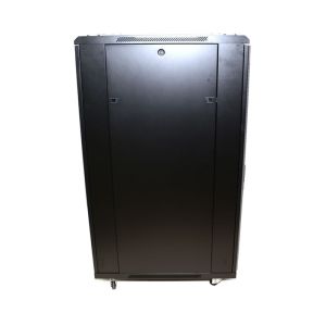 32U 19 Inch Signal Network Equipment Rack Vertical 800mm Depth Black Color