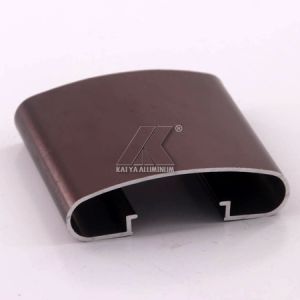 Shop Aluminum Handrail Extrusions Gold Anodized 6063 Series Alloy T5 Temper