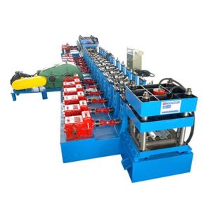 Two Waves Or Three Waves Guardrail Roll Forming Machine With PLC Control For