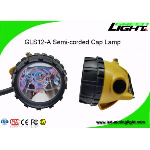 15000lux LED Cordless Mining Cap Lights 1.7W With Low Power Warning Function