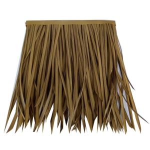Customized Grey Synthetic Thatch Roof Design for Garden/Seaside Bars and