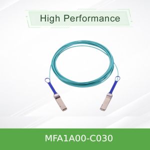 NVIDIA MFA1A00-C030 QSFP28 Active Optical Cable 100Gb/s AOC 30m Length 100GbE & InfiniBand EDR