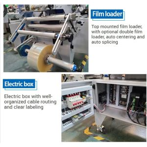 Horizontal Bun and Pastry Pies Packaging Machine with Automatic Pillow Type