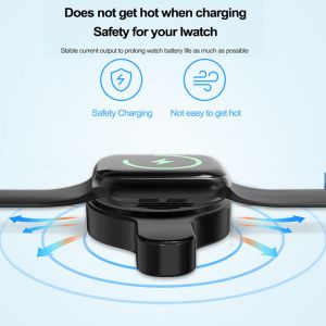 USB Magnetic Portable Wireless Charger 2W For Apple Watch