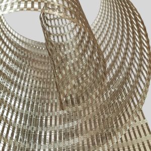 Glass Laminated Wire Mesh 0.8mm For Window Curtain