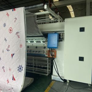 Automatic mattress quilting machine commputerized system 80mm thickness mattress